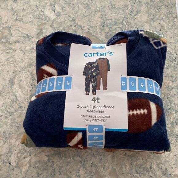 Carters  2 pack fleece pajamas - Picture 7 of 8